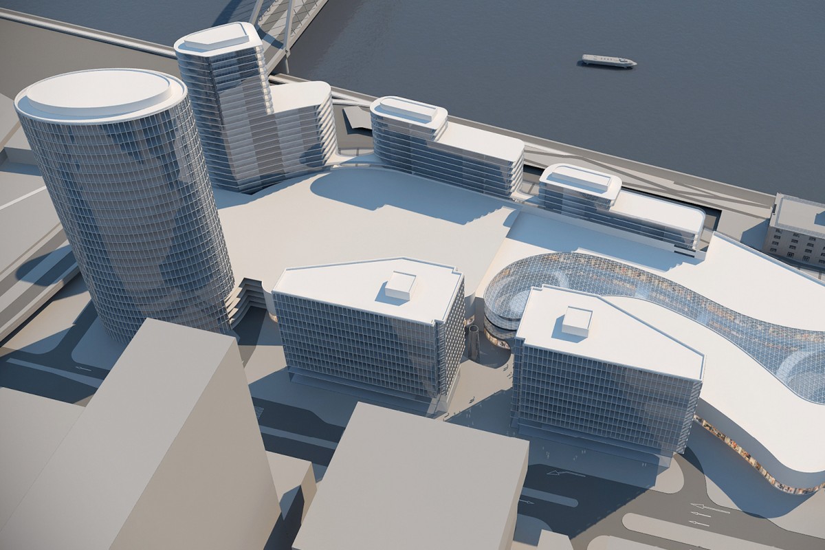 欧洲风情购物中心扩展区（注：Eurovea可以处理成专有名词音译为欧罗维阿 ，e·tension推测想表达extension，结合名称合理性翻译成扩展区 ，需根据实际场景进一步确认准确含义） 丨斯洛伐克布拉迪斯拉发-16