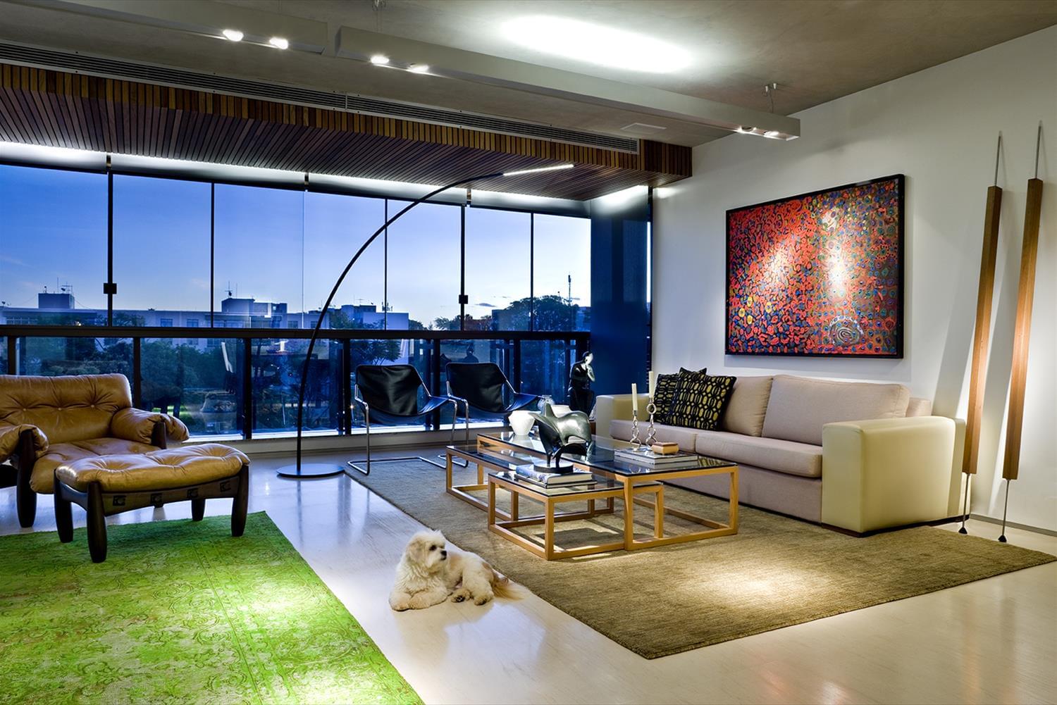 巴西利亚现代公寓设计，展现生活艺术-2