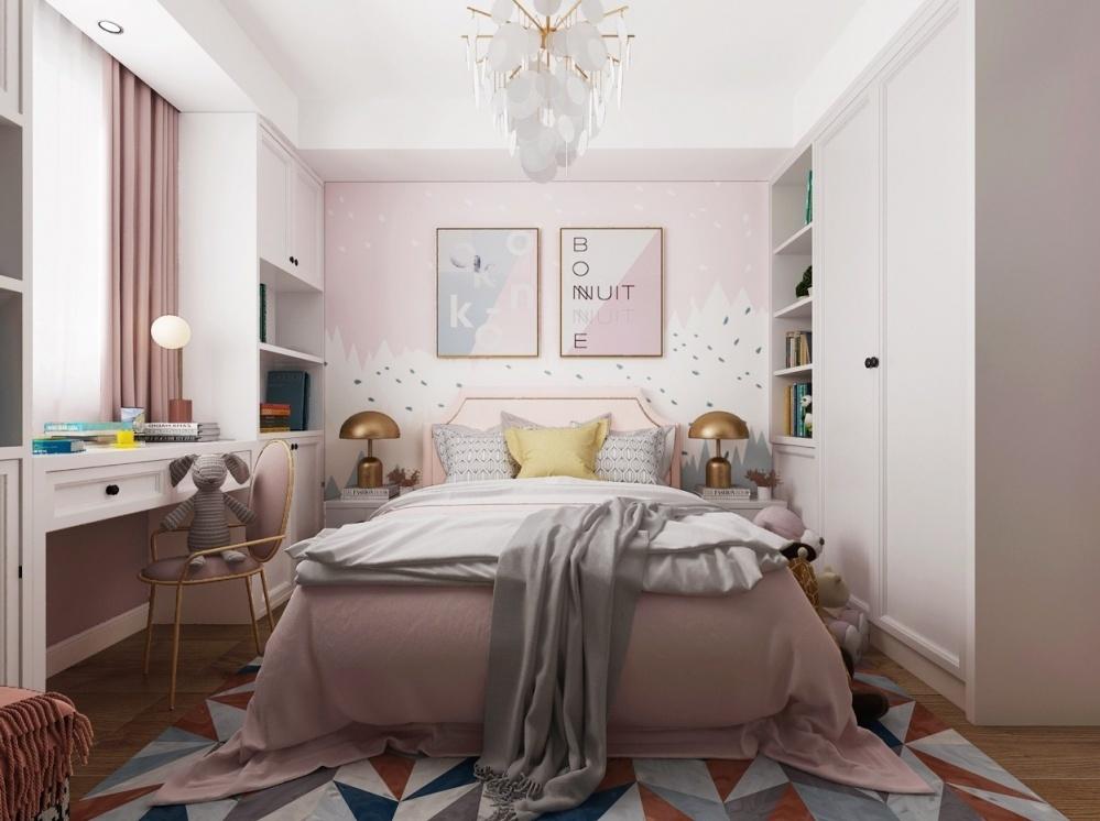 
现代轻奢三居变四居室 -7