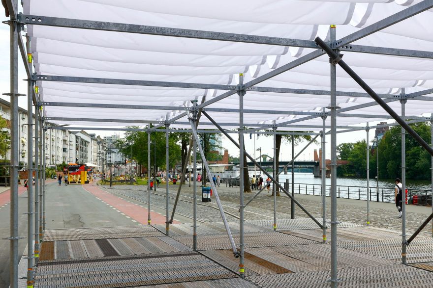 Schattenspender · 法兰克福美因河之夏遮阳设施丨德国法兰克福-11