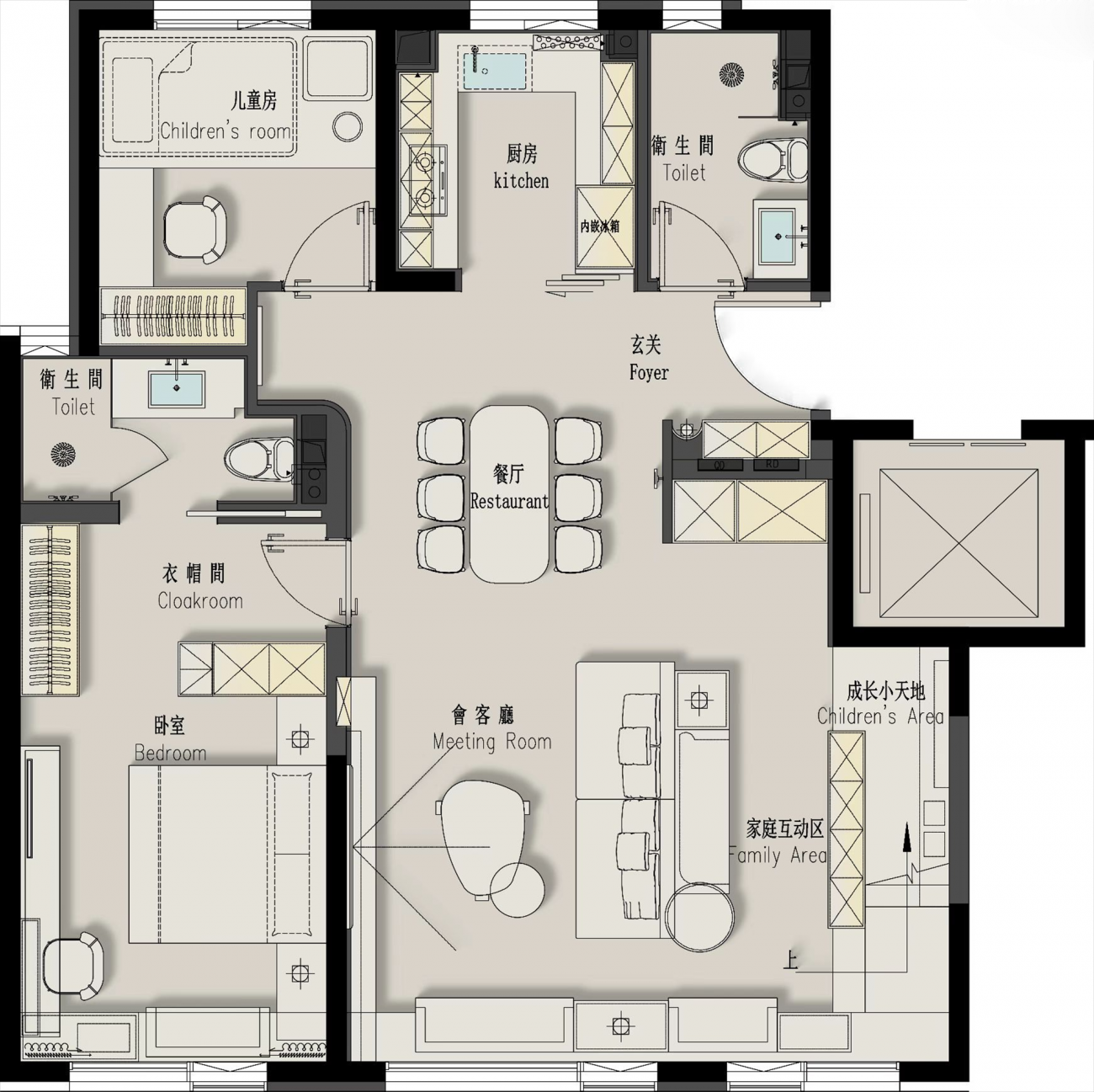 招商 · 璀璨公元样板间丨中国北京丨无隅制造-40