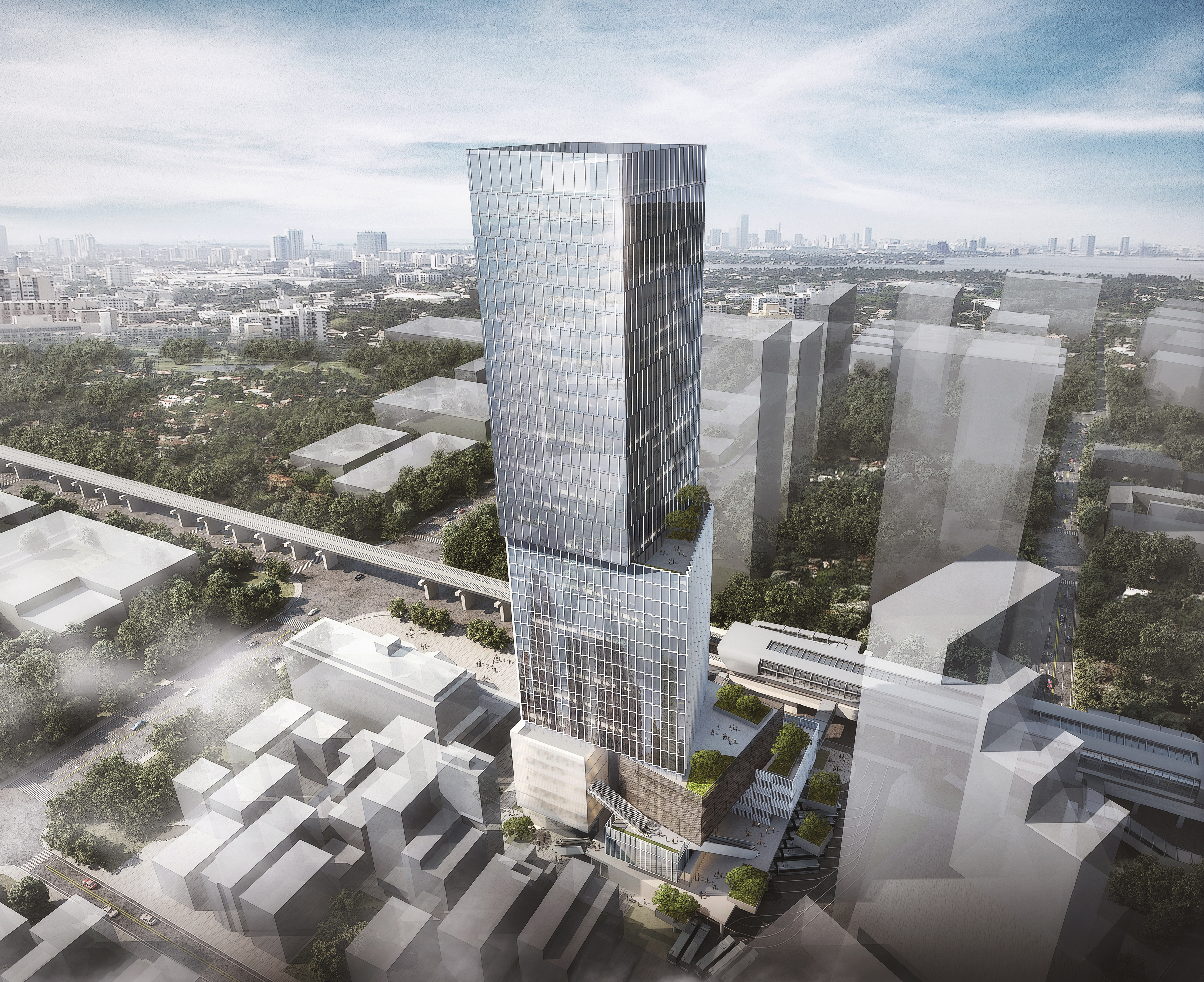 深圳莲润办公塔和文化中心丨中国深圳丨深圳华筑建筑与工程设计有限公司-35