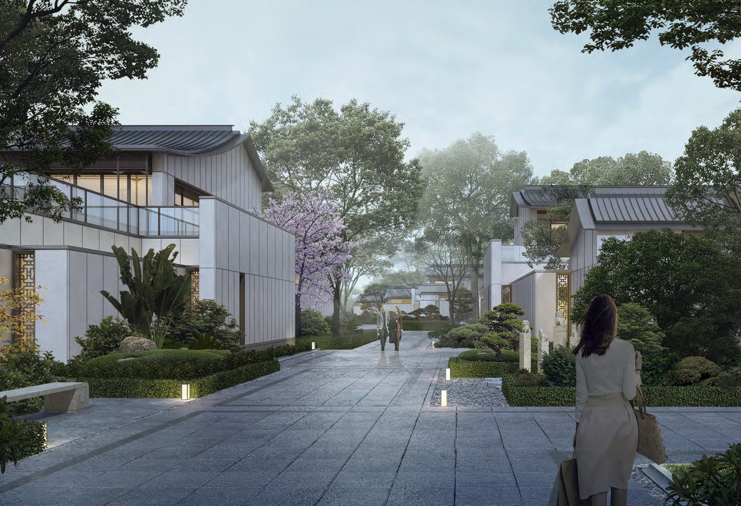 上海临港长兴科技园南区厂房+会馆+宿舍SU模型-4