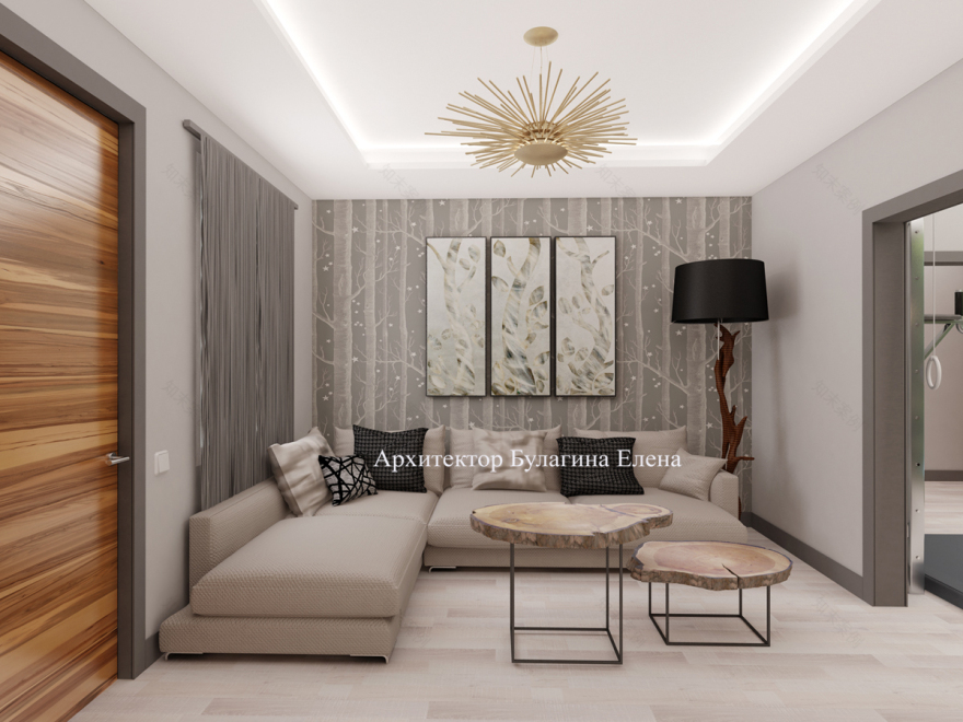 莫斯科两儿童房生态风格公寓设计项目丨俄罗斯莫斯科丨Булагина Елена(布尔拉金娜·叶连娜)-8