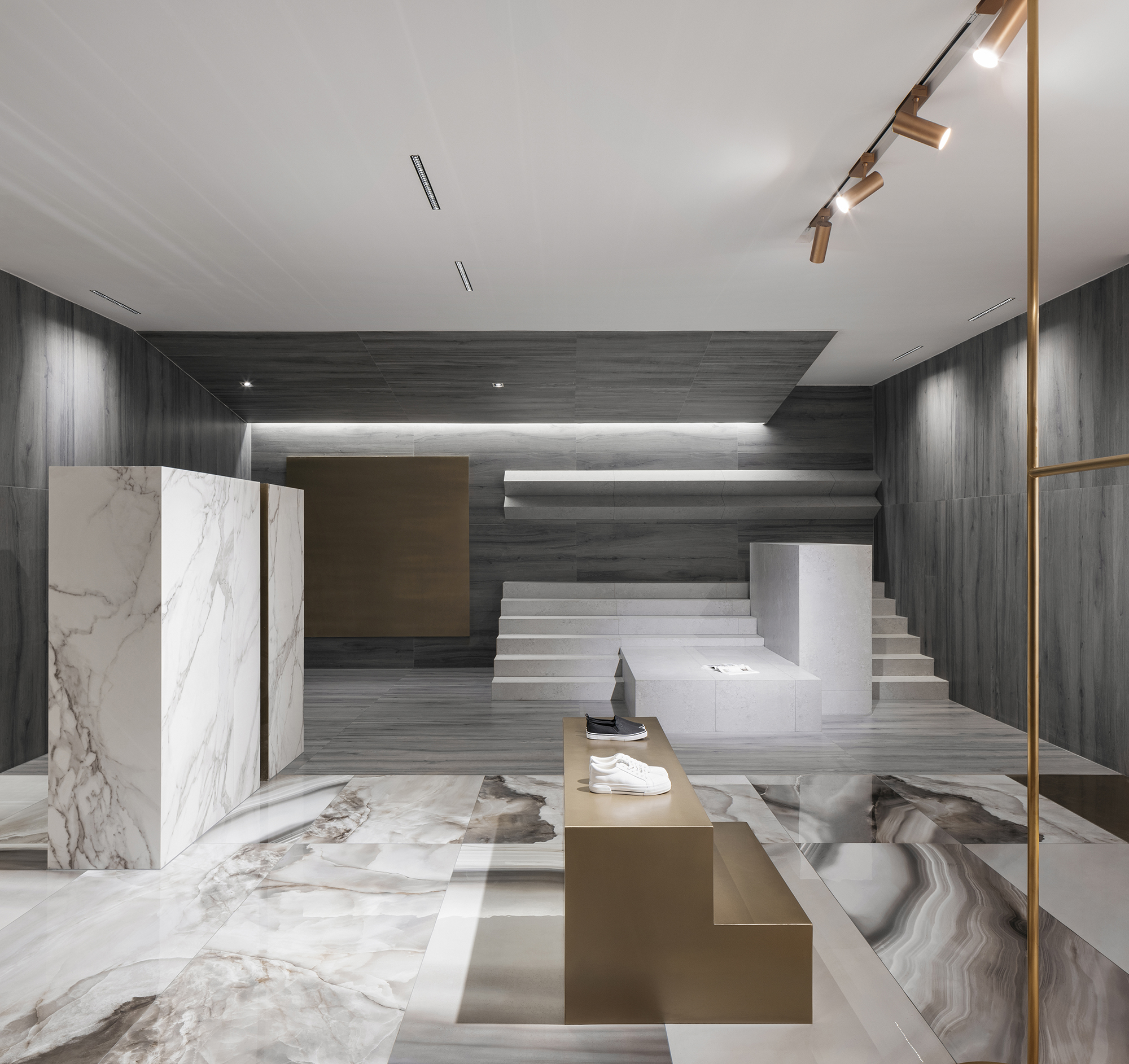 陶瓷瓷砖概念展示店的园林空间设计-17