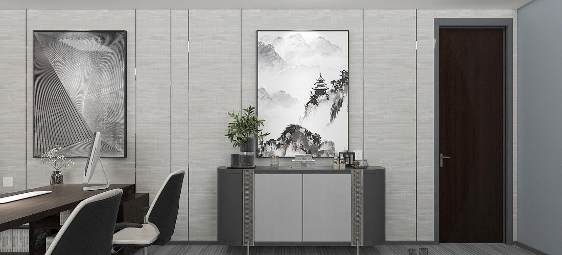 南沙区口岸大厦华盟写字楼办公室设计-38
