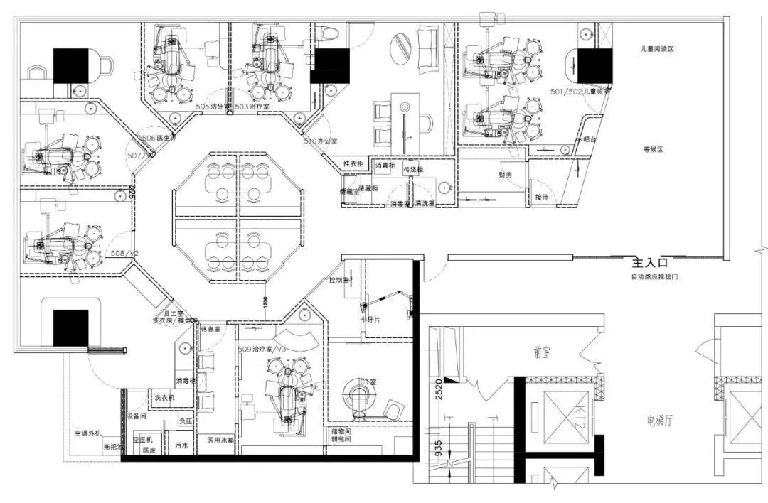 中国西安高新时代口腔医院丨W Design & Engineering LLC-33