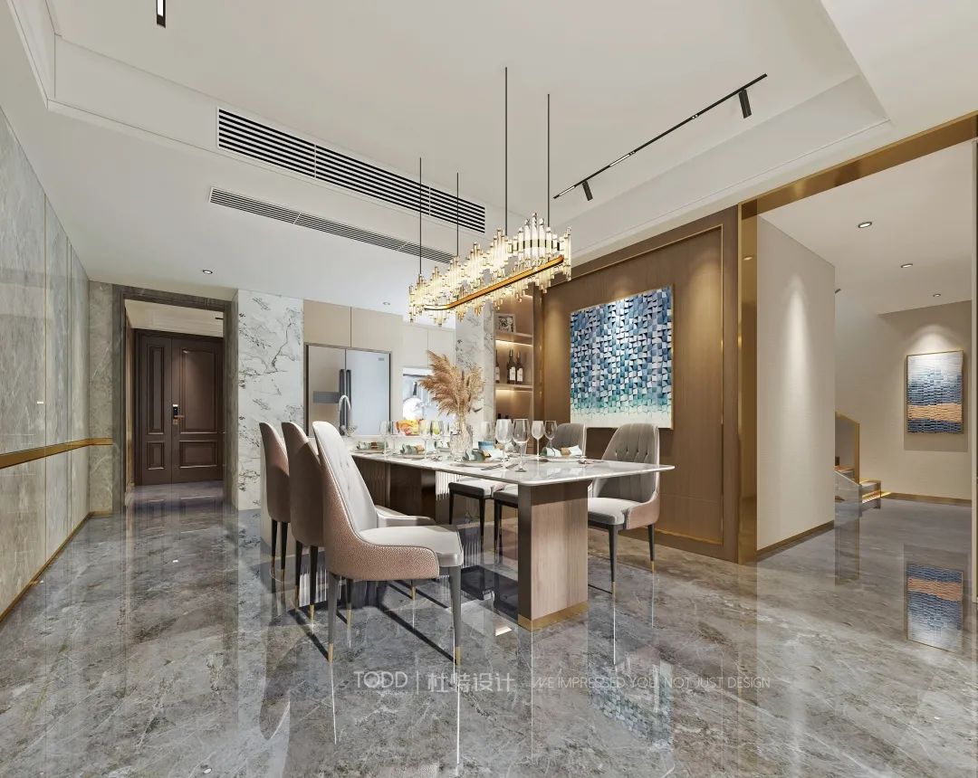 广州番禺星尚花园顶层复式独栋别墅空间设计丨中国广州丨TODD 杜特设计-17