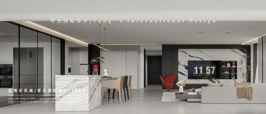 圣淘沙花城现代极简风设计丨中国南京丨堂杰国际设计-24