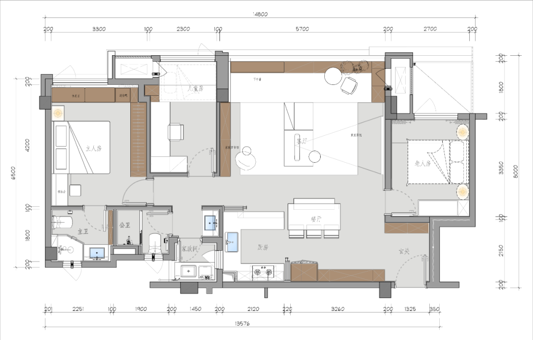 重庆万科星光天空之城C2户型样板房丨中国重庆丨深圳GNU金秋设计（硬装）-58