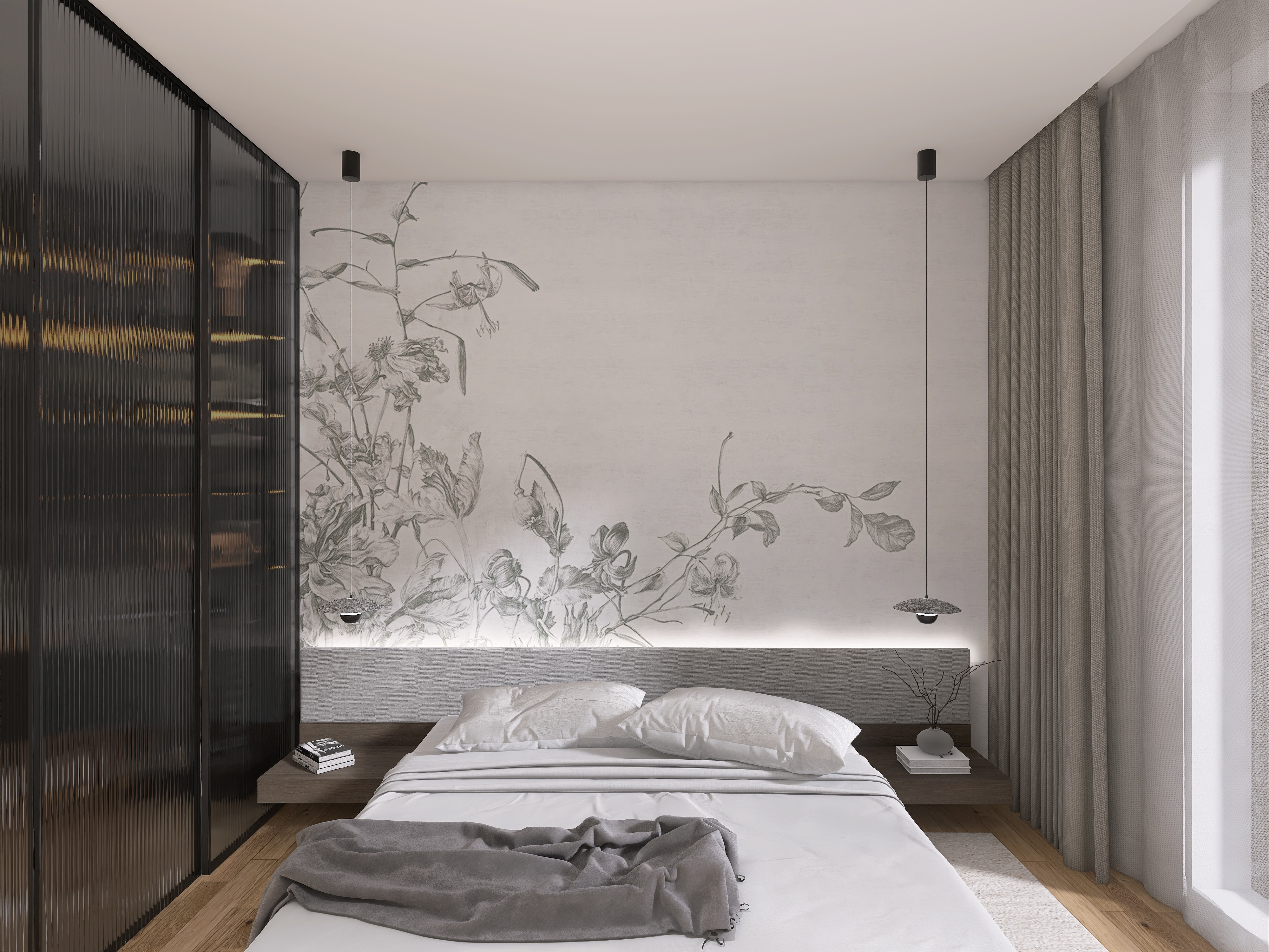 Japandi风格三居室公寓学习项目-8