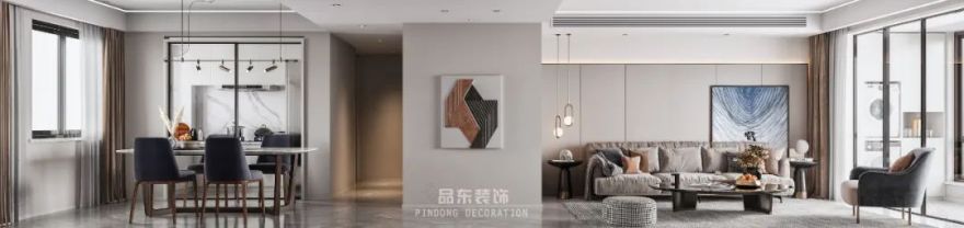 永江府现代简约家居设计丨中国台州丨品东装饰-25