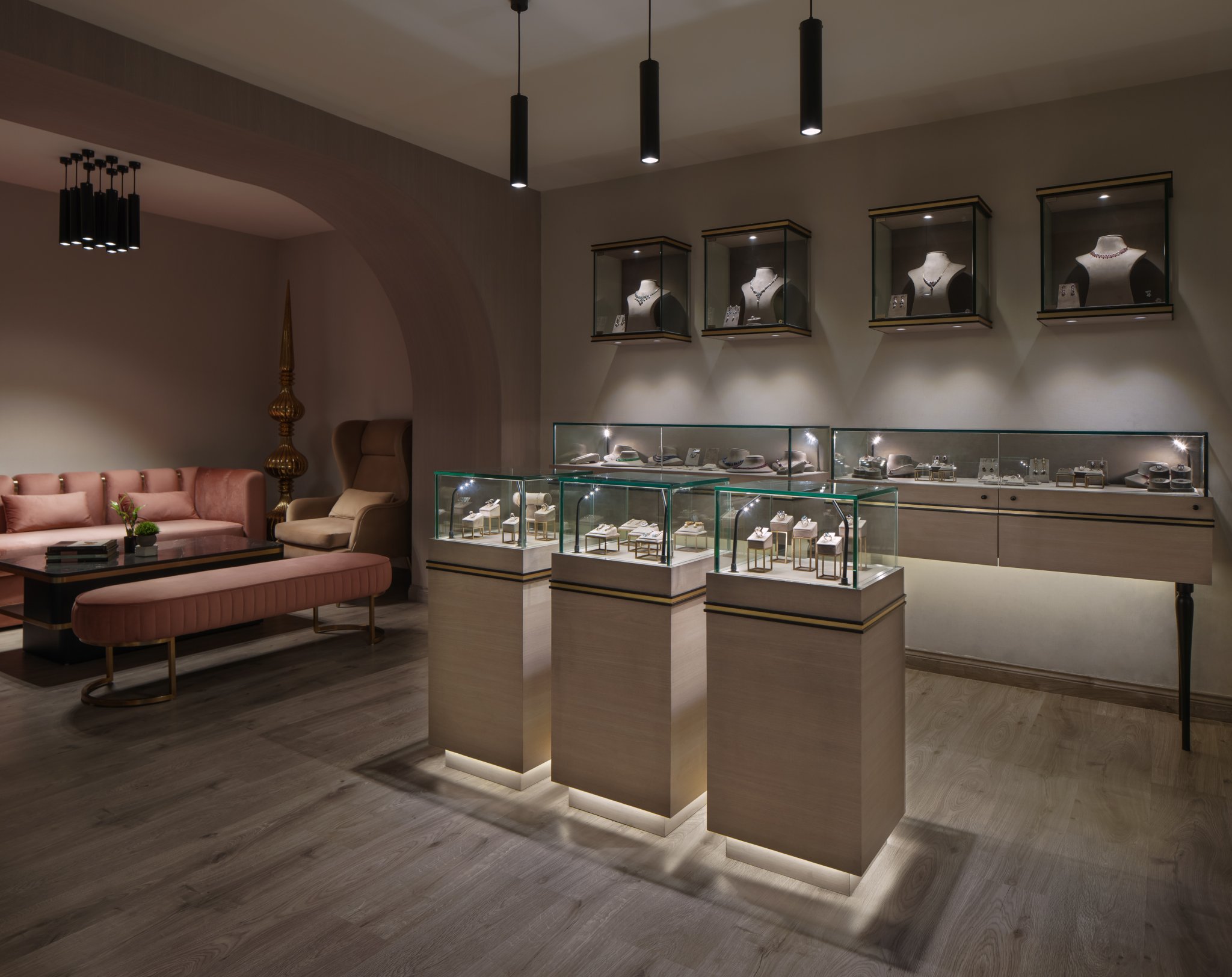 Dhandia 珠宝店设计丨Design Ethics Architecture Studio-9