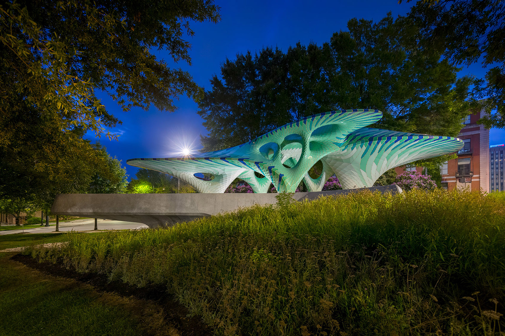 Pier 865公共艺术装置丨美国诺克斯维尔丨MARC FORNES,THEVERYMANY-41