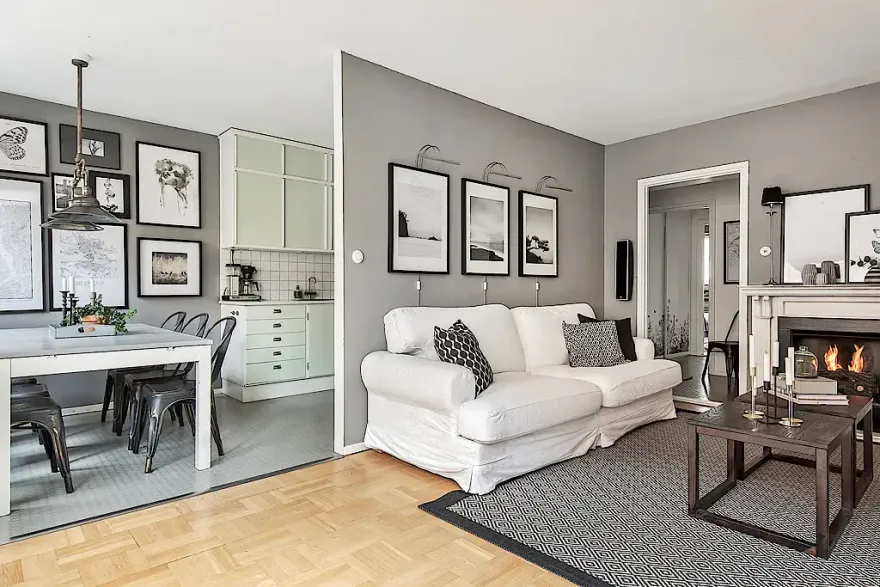 简约灰色系公寓设计-2