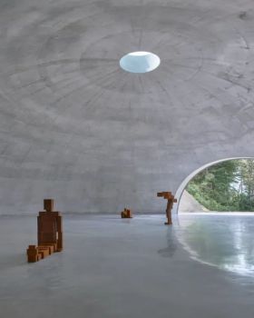 “空间素描”（Drawing on Space）展览丨韩国丨安藤忠雄（建筑设计）,安东尼·葛姆雷（作品创作）