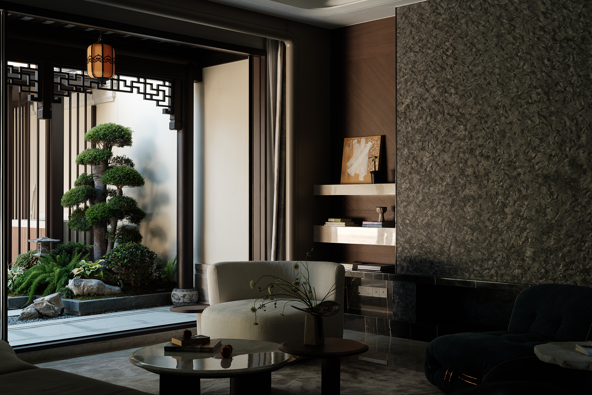 杭州 600㎡ 光之合院,家的对话诗丨中国杭州丨袁杰设计事务所-9