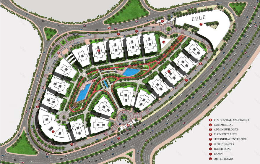 CREST VIEW 住宅综合体丨埃及丨Distance Studio Consultants-12