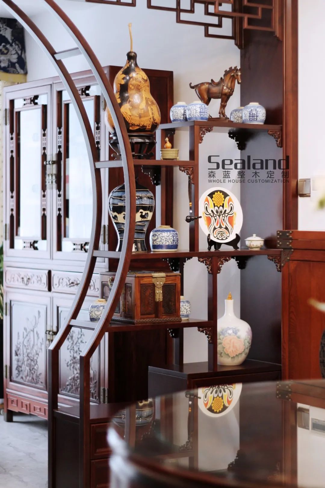 常州国宾一号平层,新中式风格演绎东方美学-26