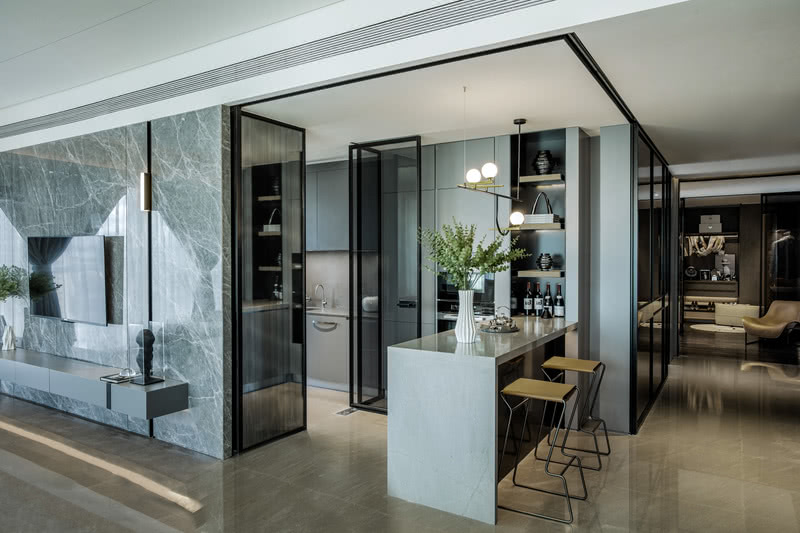 深圳富通九曜公馆现代简约样板间丨中国深圳-6