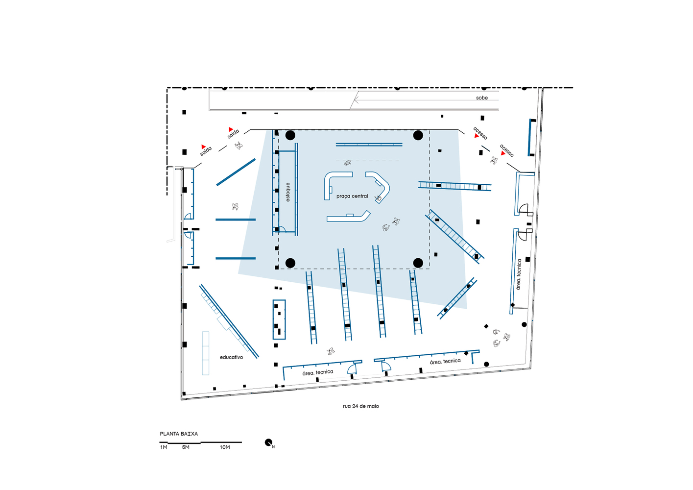 巴西圣保罗 Sesc 24 de Maio 现代艺术展览设计丨Juliana Godoy,gru.a-23