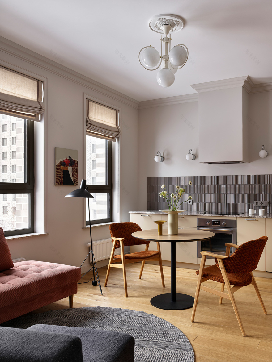 45㎡复古小宅设计-8