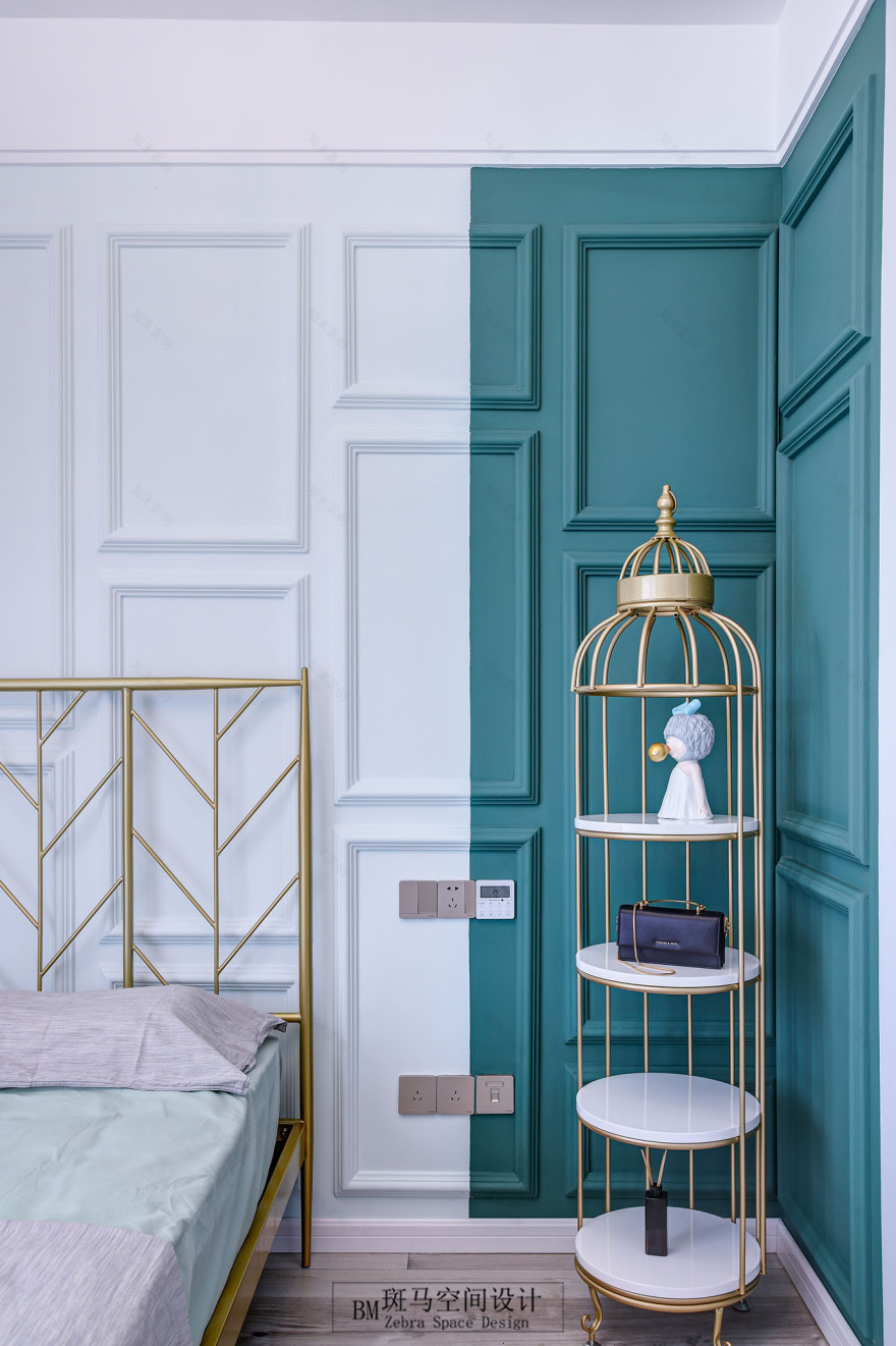 马卡龙色的浪漫空间 | 深圳庐峰翠苑 120 平方少女心设计-27