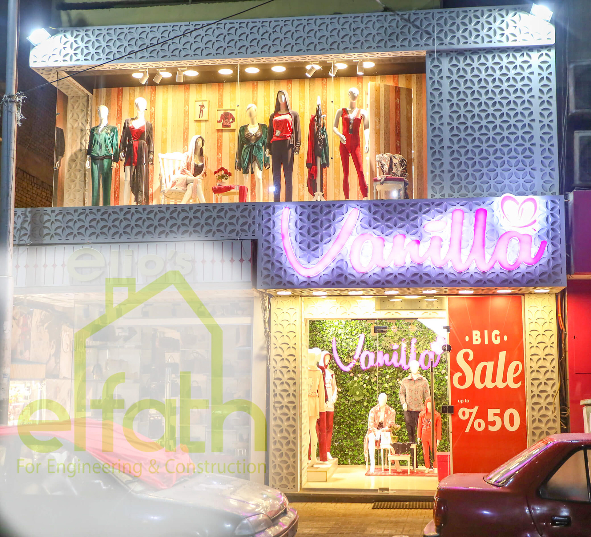 Vannila 品牌服装店室内外设计丨埃及丨El Fath Office-4
