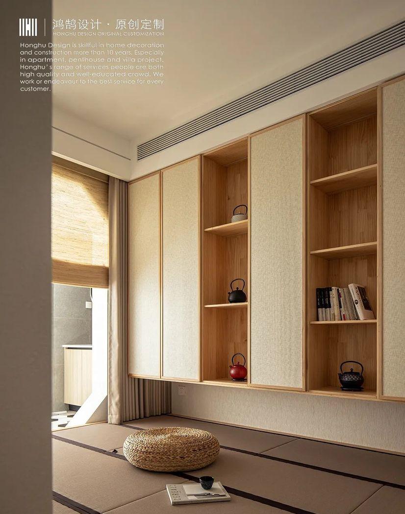 原木榻榻米多功能家居空间设计-32
