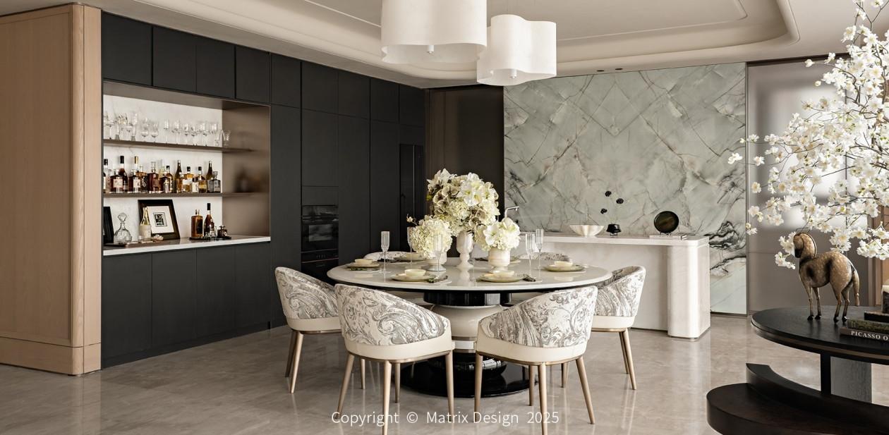 海晟山和云畔 345㎡样板间丨中国南通丨硬装矩阵纵横,软装矩阵鸣翠-8