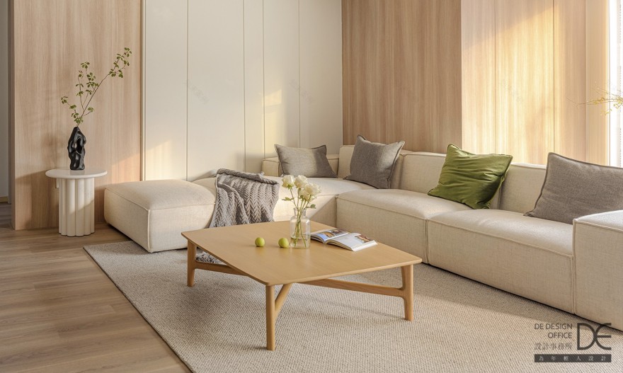 121㎡原木自然风丨DE设计事务所-31