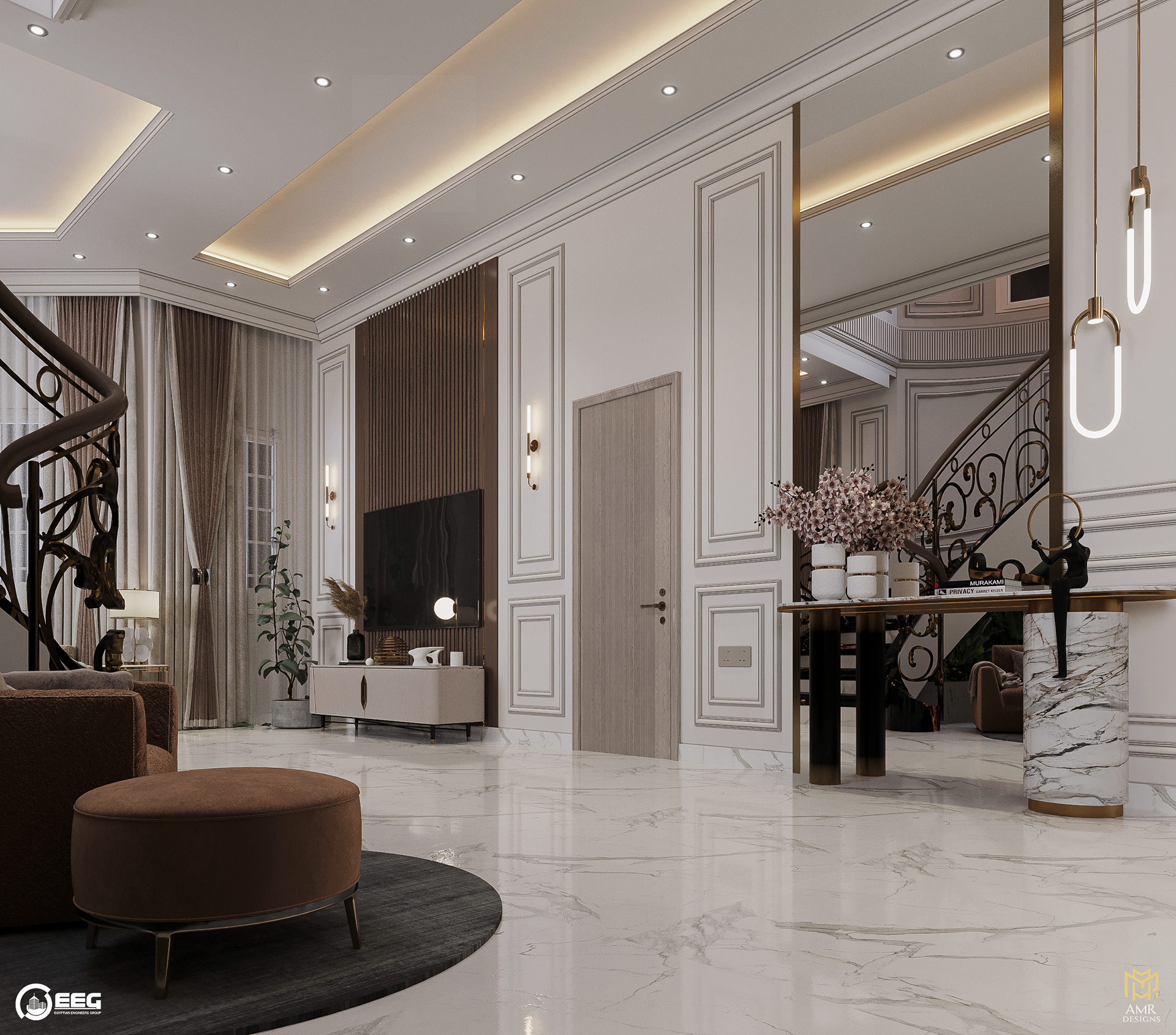 Reception Area 接待区设计丨埃及-10