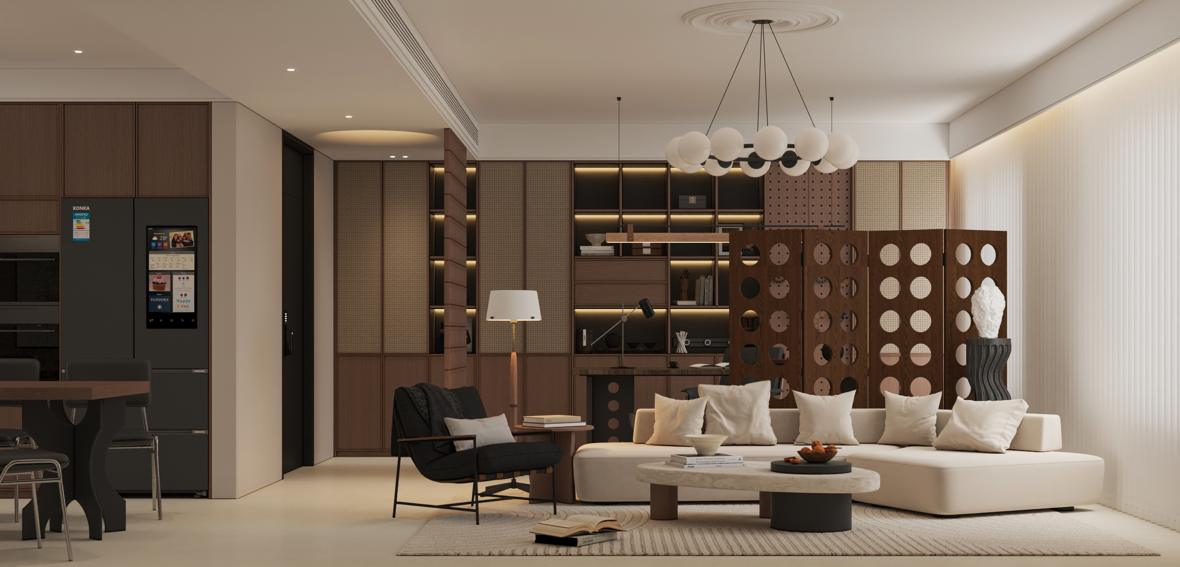 武汉-华发外滩首府145平 中古风-1