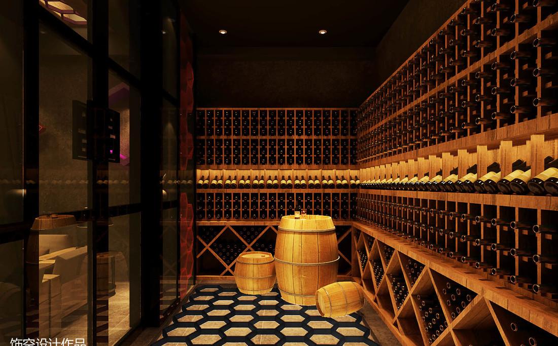 融合中美风格的新中式酒窖设计-10
