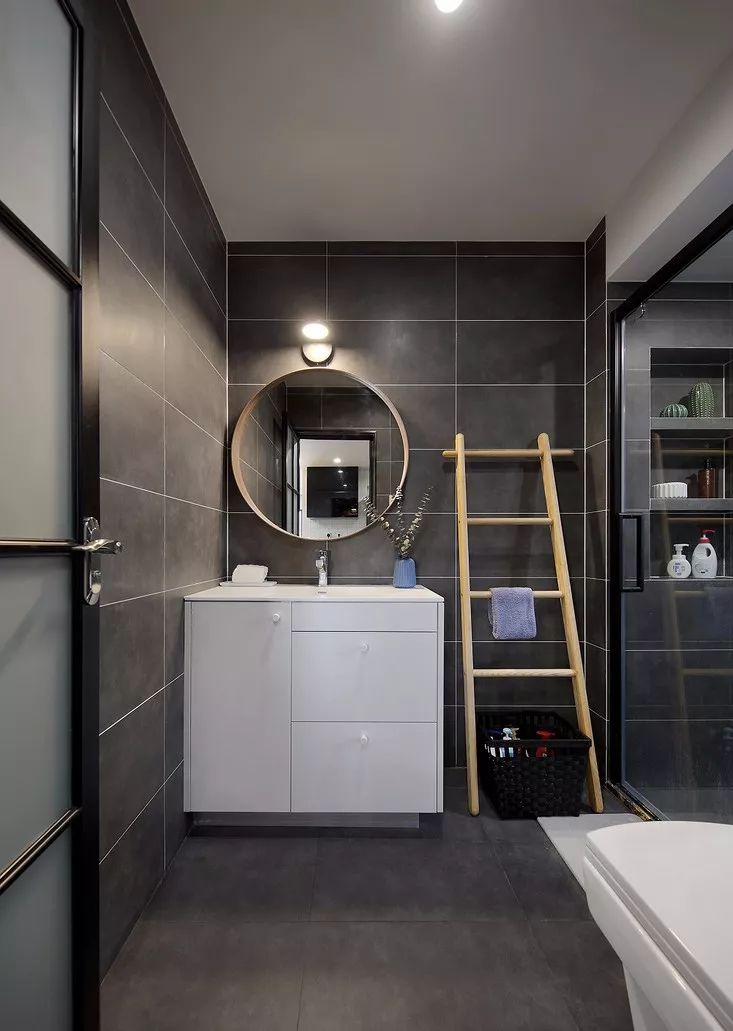 小卫浴空间装修宝典,让 3-6㎡的浴室焕然一新-10