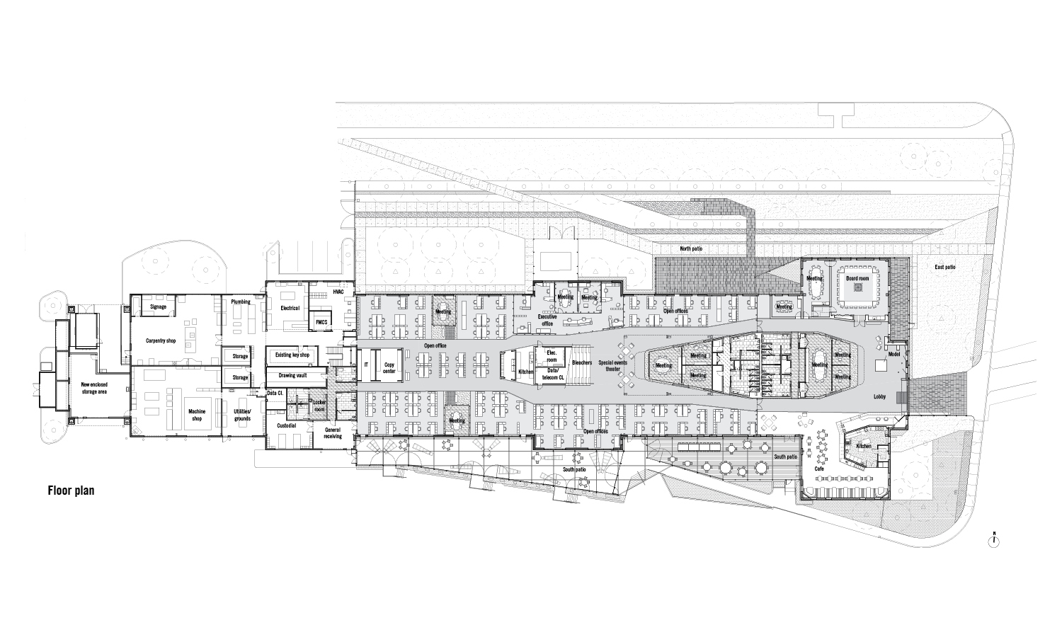 克莱尔蒙特大学联盟行政校园中心-43