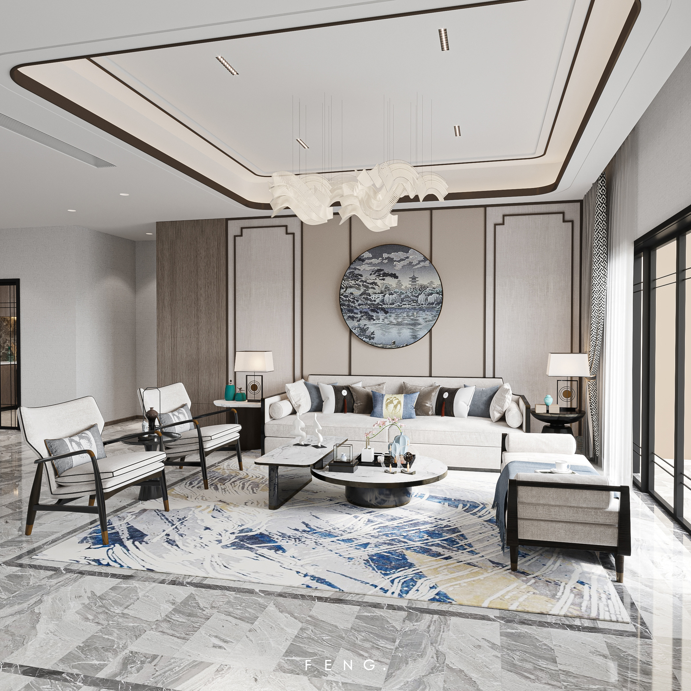 锋·236㎡海畔山上叠样板房丨中国珠海-16