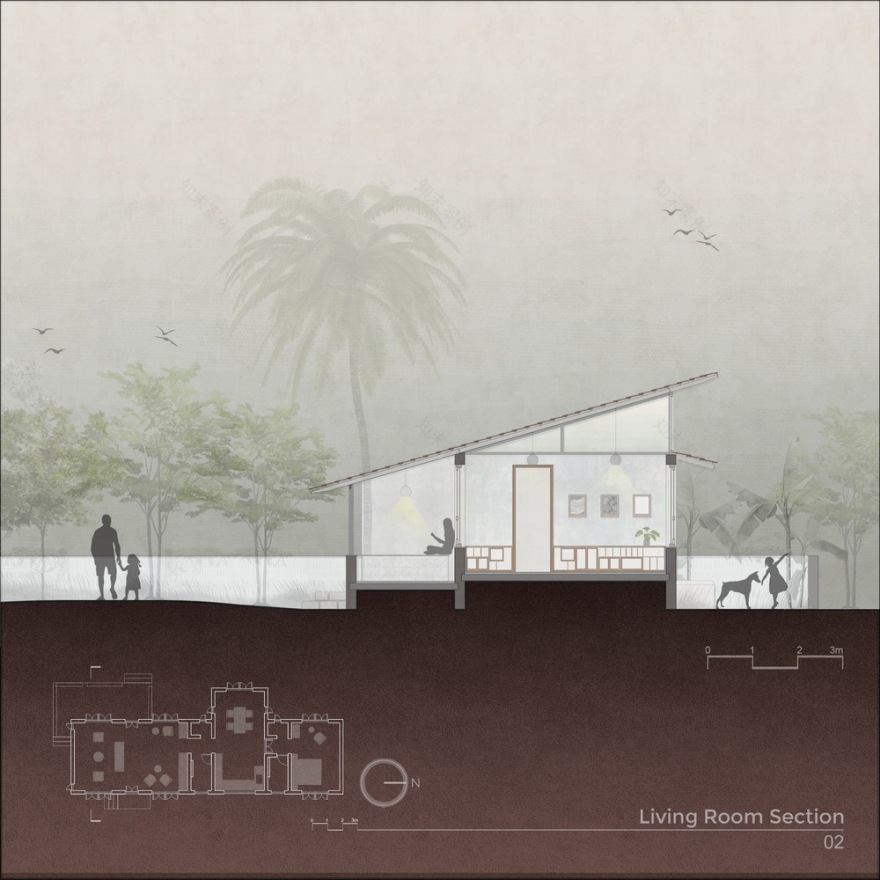 融入自然的印度乡村故居-9