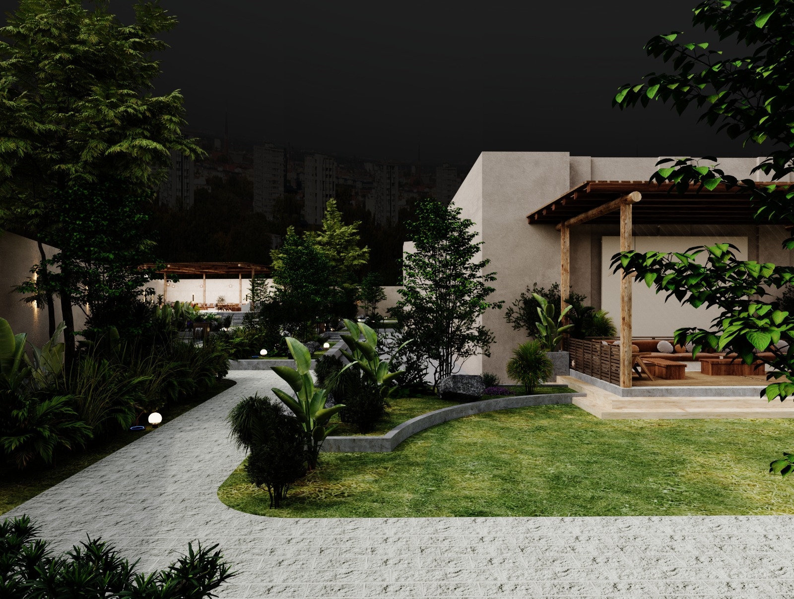 Landscape villa 3800m
Saudi Arabia
cad 3dmax vray-9
