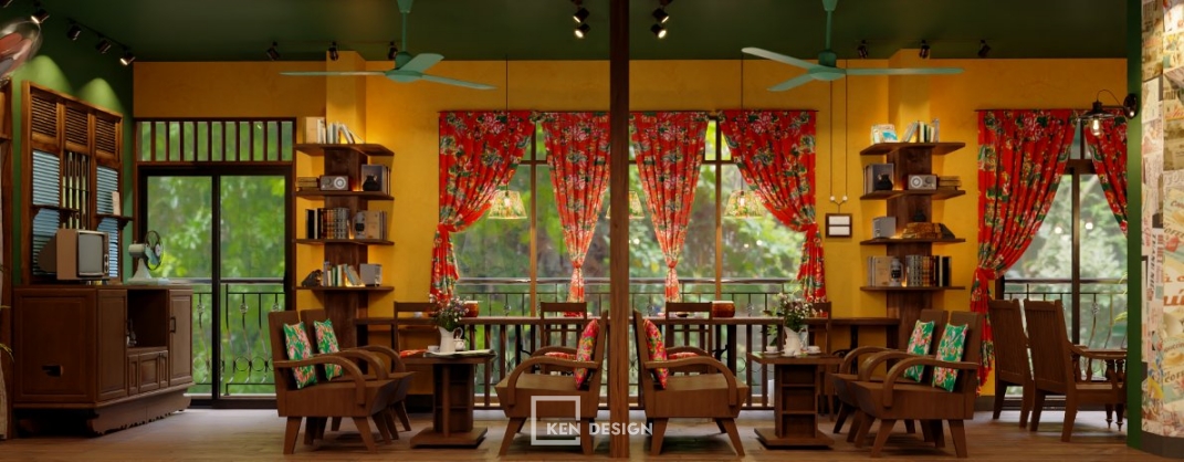 Quán cafe bao cấp Tâm An(心安复古咖啡馆)丨Ken Design-42