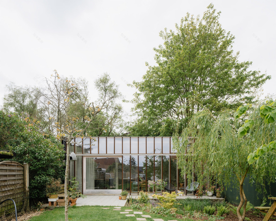 Tuin HUIS 住宅丨比利时丨Atelier Janda Vanderghote-3