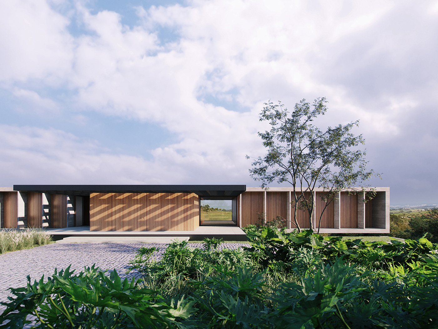 巴西 Porto Feliz 线性别墅丨Felipe Caboclo Arquitetura-8