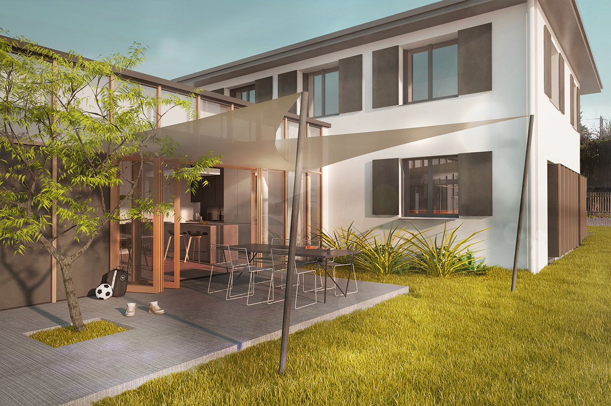 Caluire et Cuire住宅当代翻新与扩建项目丨法国丨RECO  Dank Architectes-6