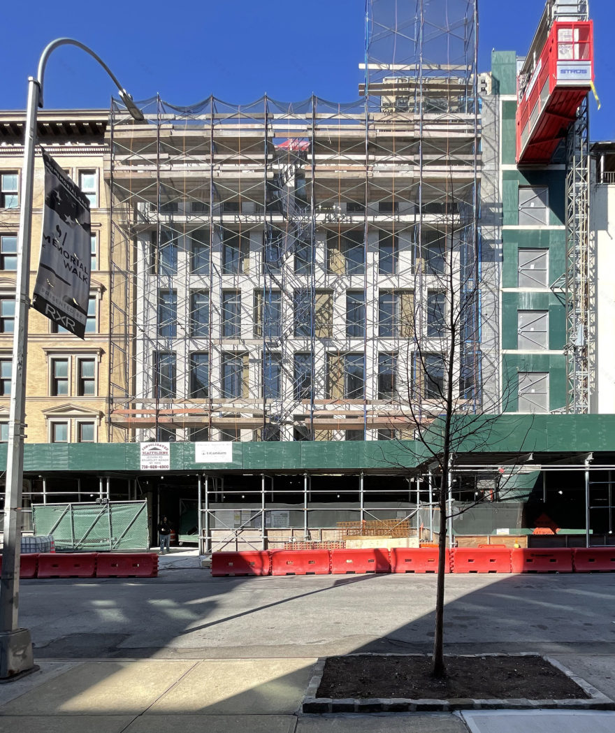 The Keller's Exterior Progresses at 150 Barrow Street in Manhattan's West Village - New York YIMBY-15
