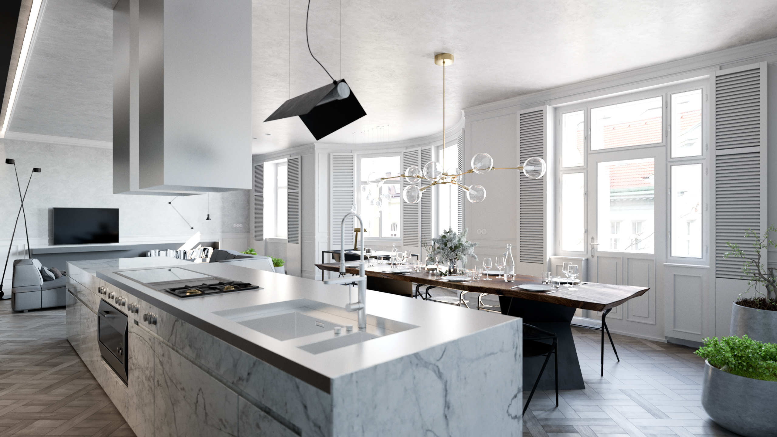 创意改造 | 年轻家庭的城市公寓-64