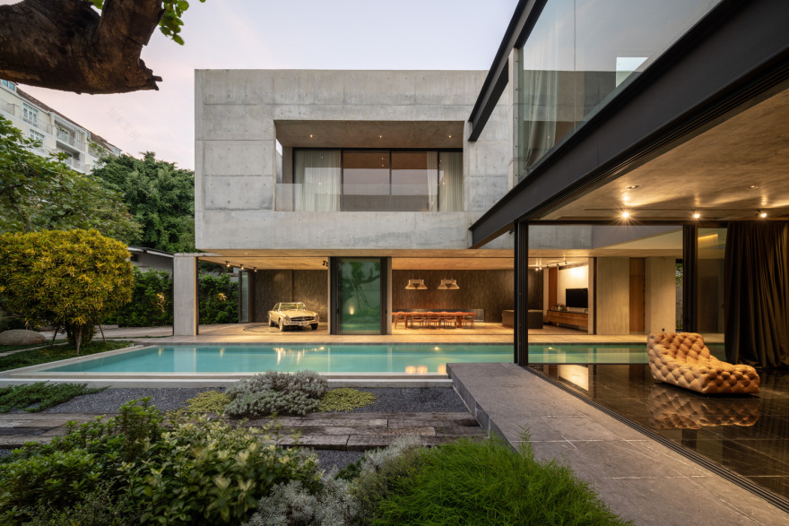 泰国 Baan Akard Yen 住宅丨泰国曼谷丨Studio Krubka-14