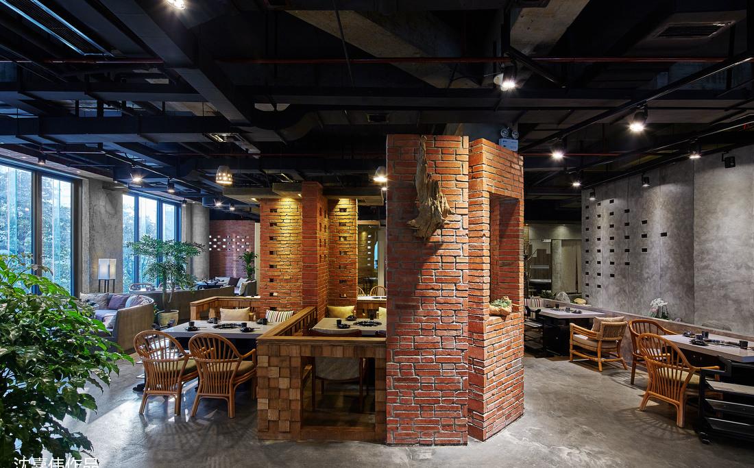 火锅店丨沈嘉伟设计作品—园里火锅-4