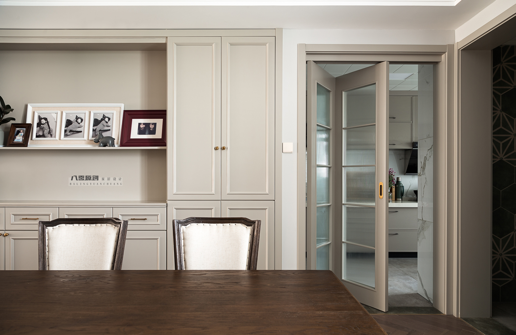 暖享时光 | 淄博颐丰花园 175㎡美式复古风全案设计-26