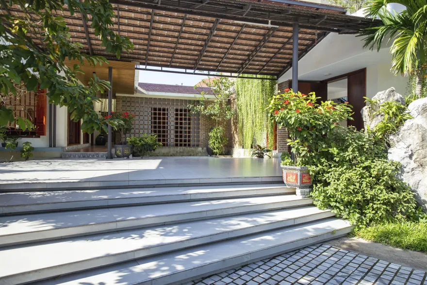 T3 House · 传统与现代相融合的乡村住宅设计丨越南丨ecmo architect-12