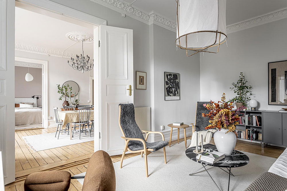 温馨秋日 Scandinavian 风格公寓设计-4
